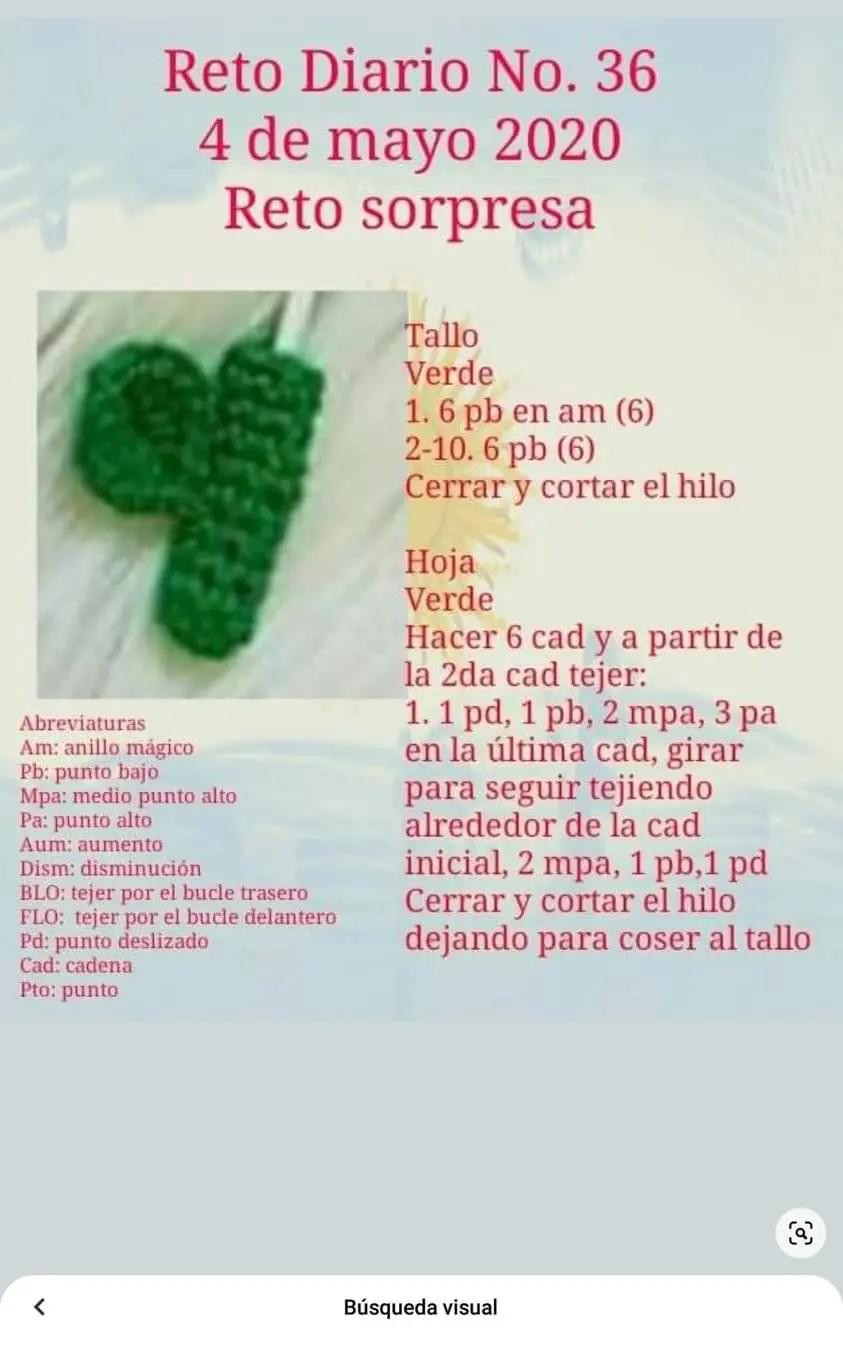 Patrón de muñeca floral revelado en desafío sorpresa