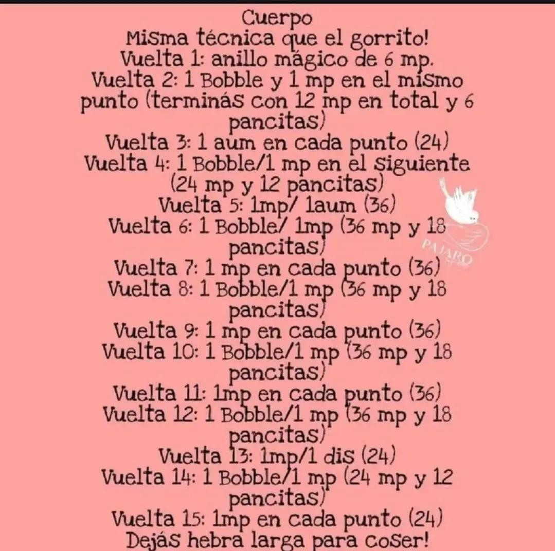 Patrón de ovejita adorable para los amantes del tejido