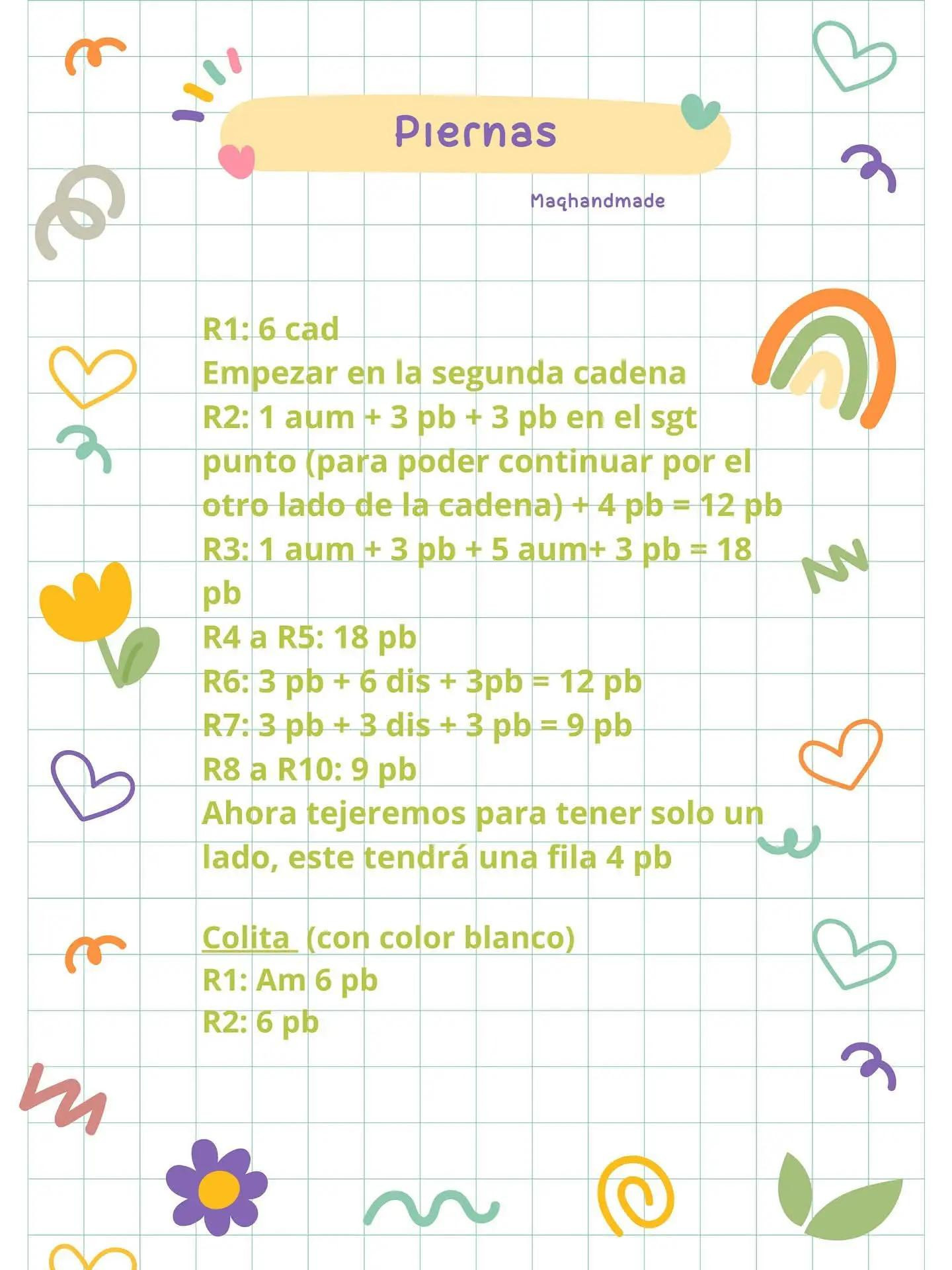 Patrón de perro con ramo de flores - Amigurumi fácil