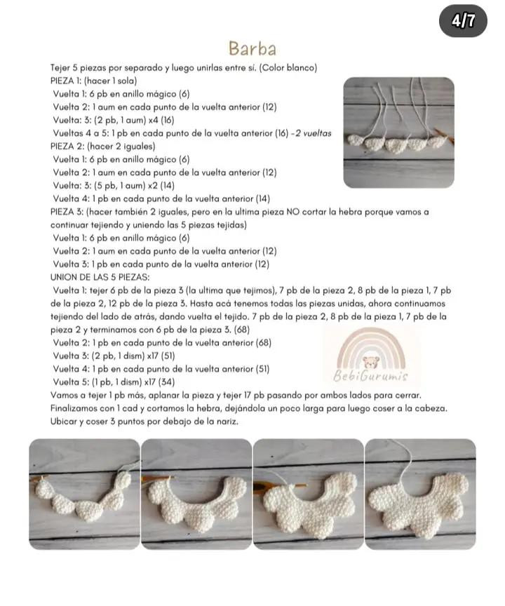 Patrón de Santa Claus a Crochet para Navidad