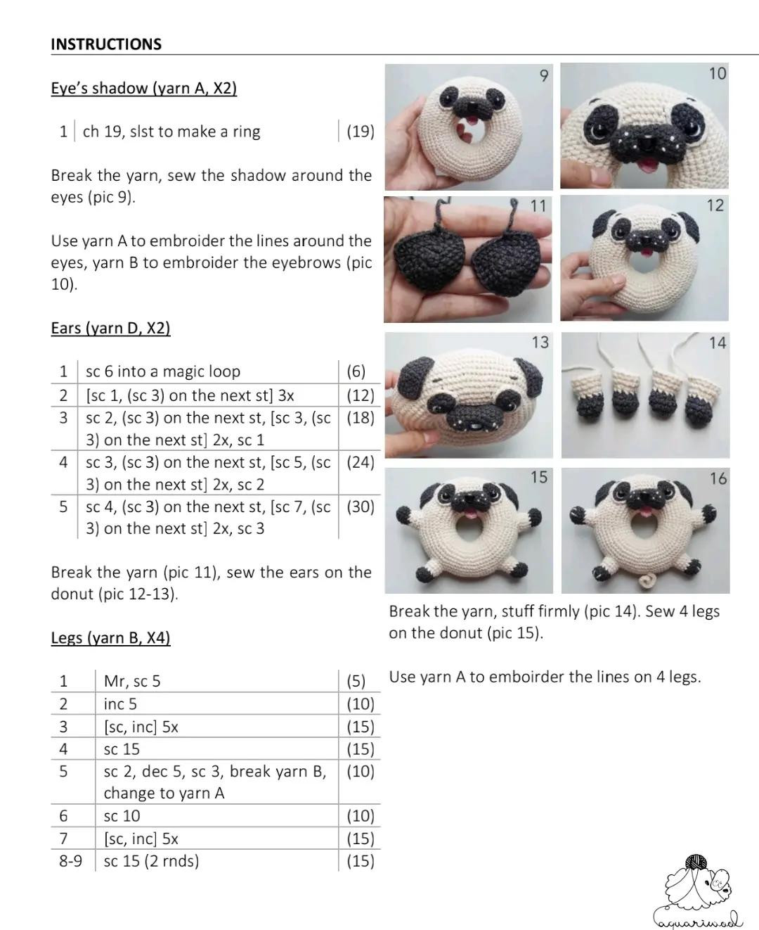 Patrón de tejido de juguete de jirafa y dragón