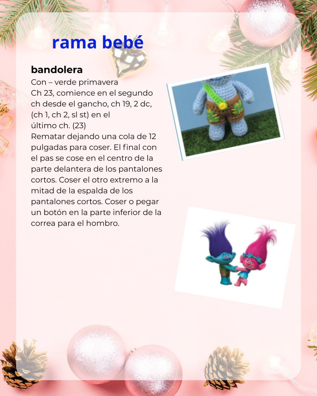 Patrón de Trolls de Ganchillo Gratis para Principiantes