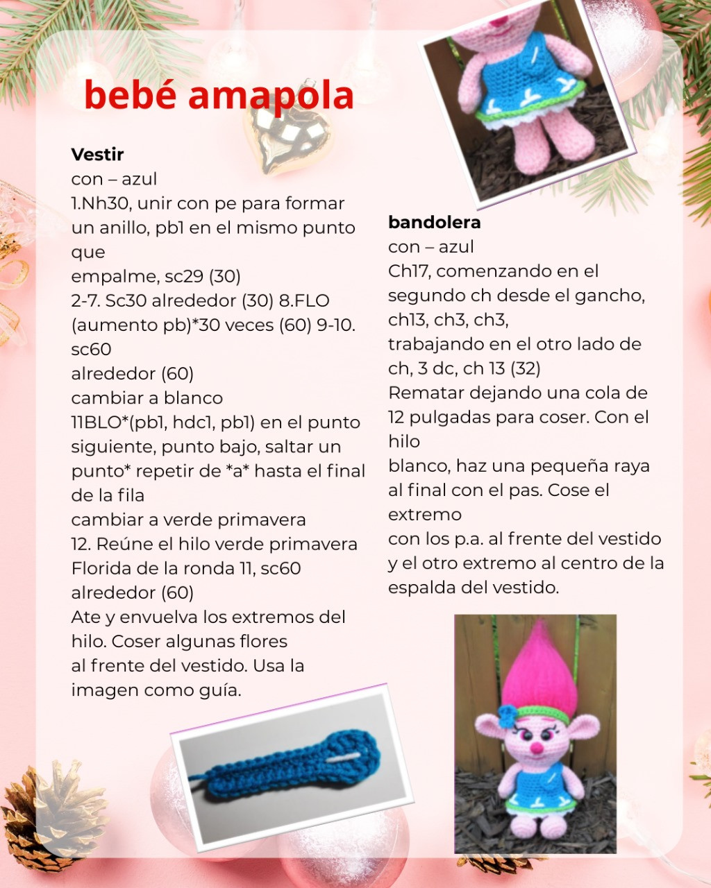 Patrón de Trolls de Ganchillo Gratis para Principiantes