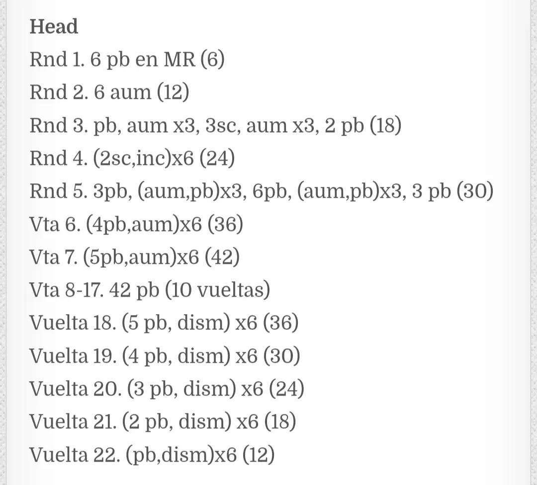 Patrón Gratis de Ositos de Peluche Amigurumi