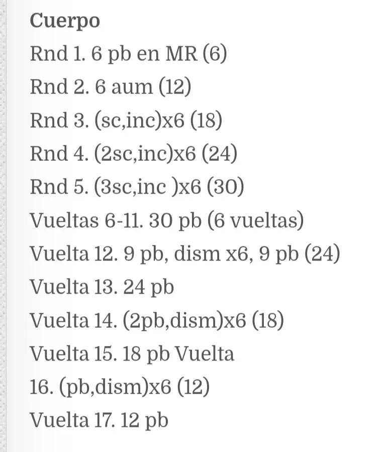 Patrón Gratis de Ositos de Peluche Amigurumi
