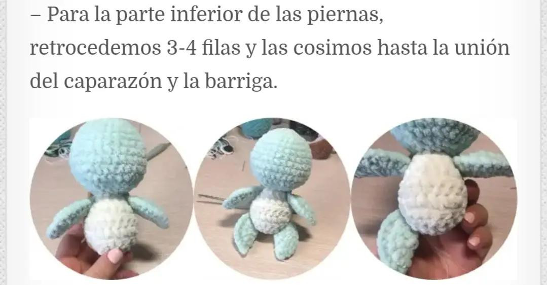 Patrón Gratis de Tortuga Amigurumi para Tejer a Mano
