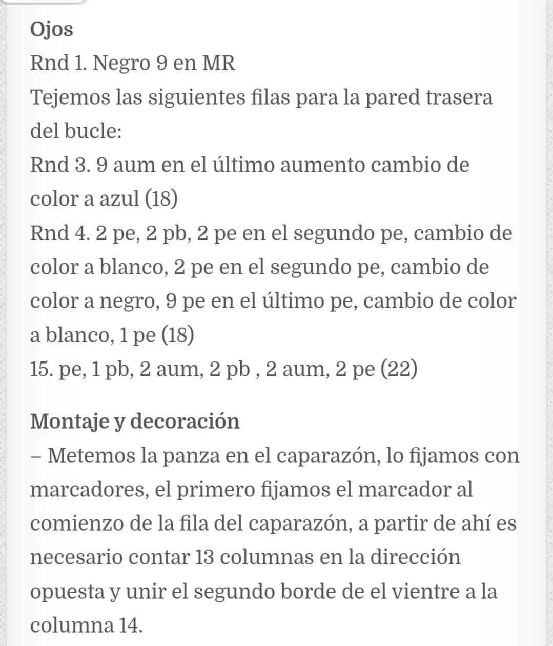 Patrón Gratis de Tortuga Amigurumi para Tejer a Mano