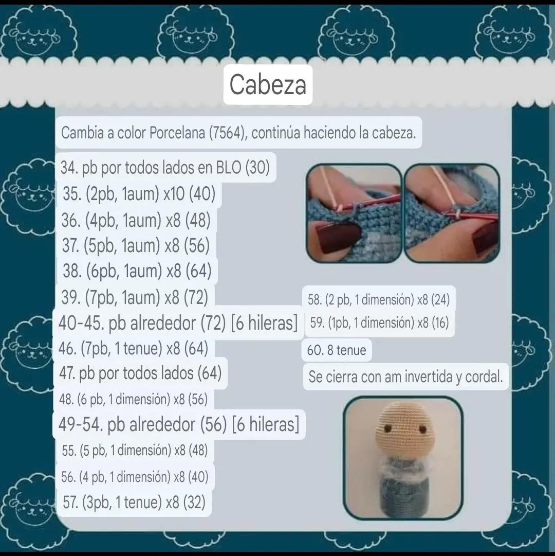 Patrón gratuito de ovejitas para puerta