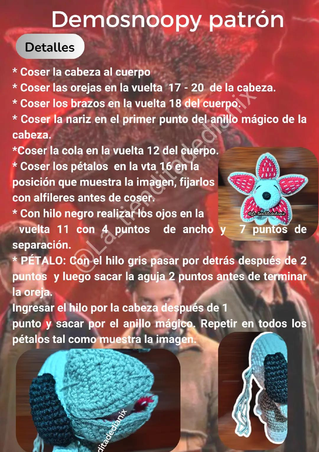 Patrón gratuito demosnoopy