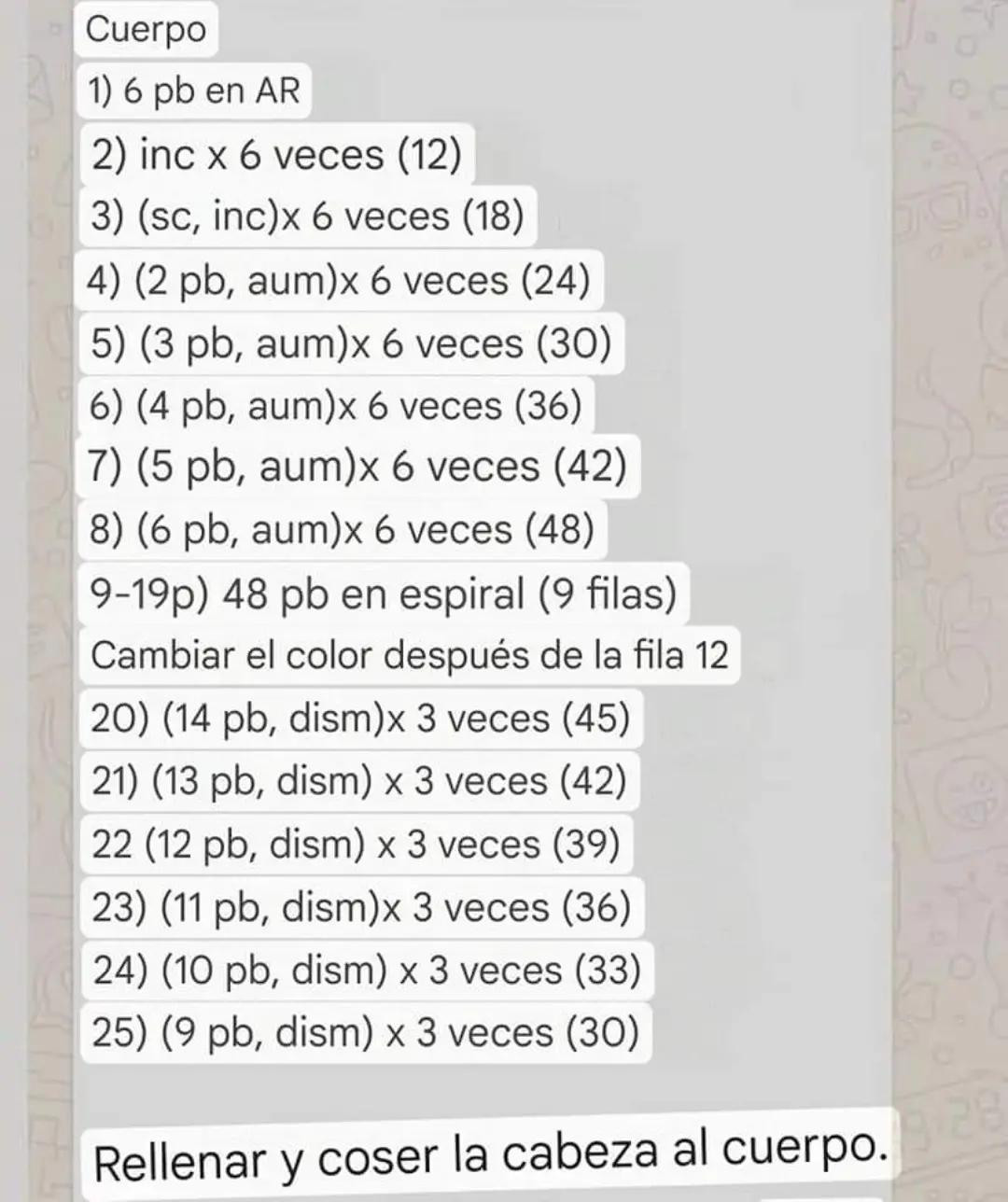 Patrón gratuito para tejer un oso de peluche adorable