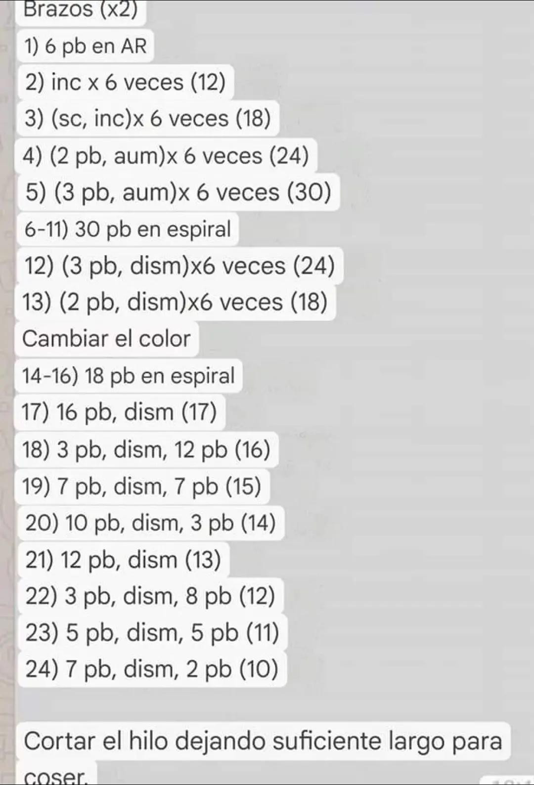 Patrón gratuito para tejer un oso de peluche adorable