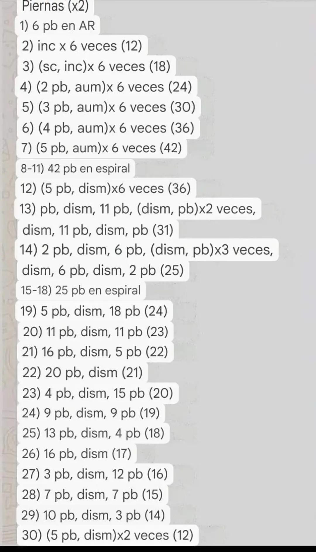 Patrón gratuito para tejer un oso de peluche adorable