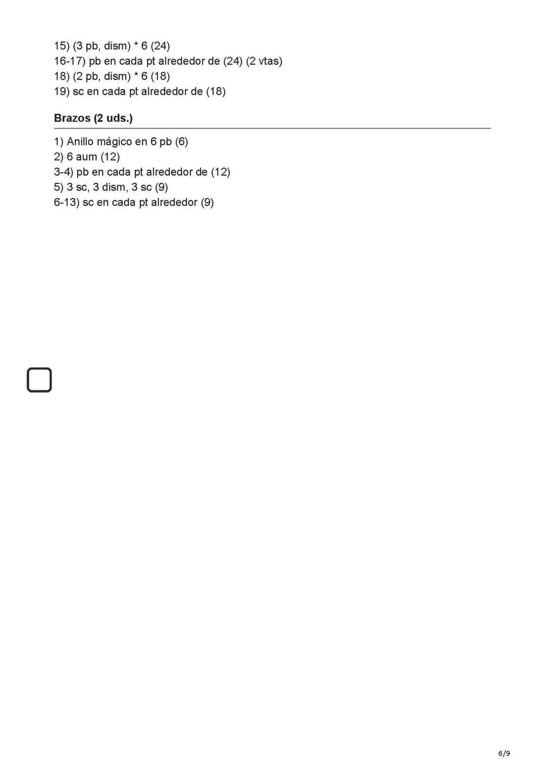 Patrón para Tejer un Mini Oso Amigurumi Adorable y Gratis