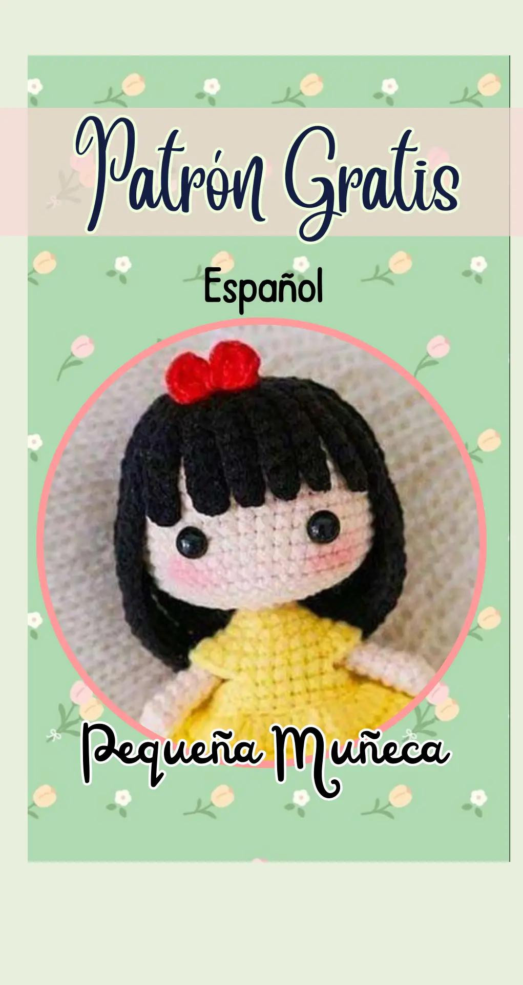 Pequeña Muñeca Amigurumi Patrón Gratis