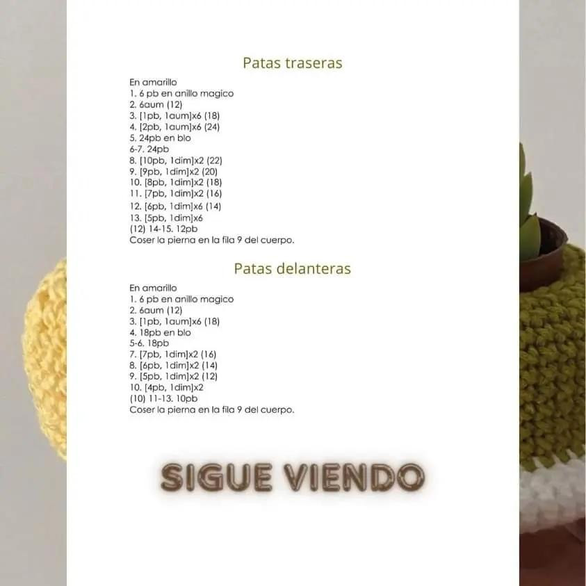 Porta maceta tortuga de crochet fácil y rápido