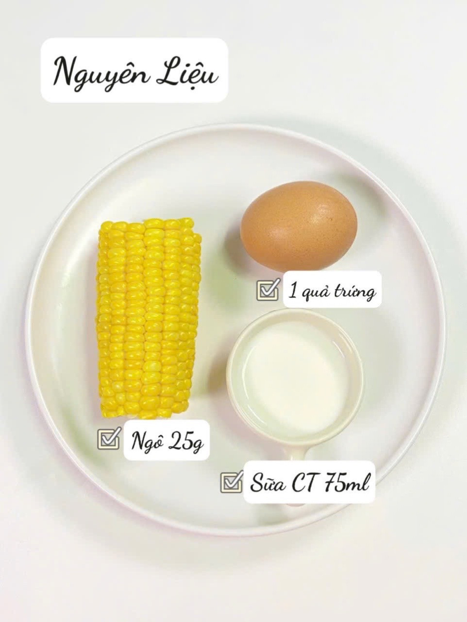 Pudding Ngô Sữa Mềm Mịn Tan Chảy Trong Miệng