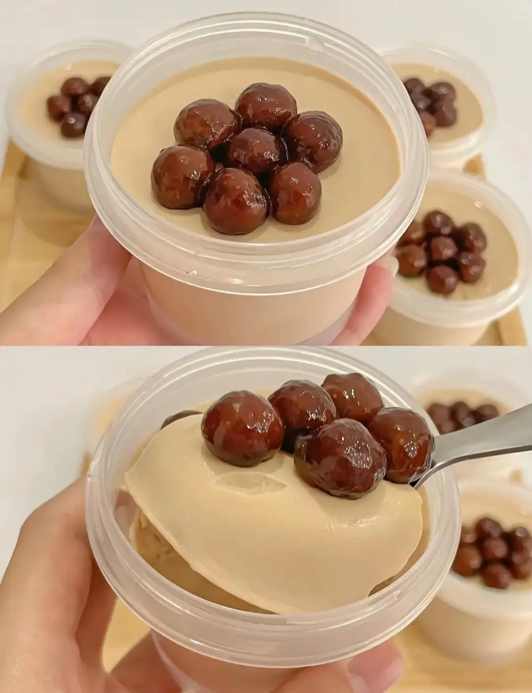 Pudding Trà Sữa Trân Châu Đường Đen Thơm Ngon