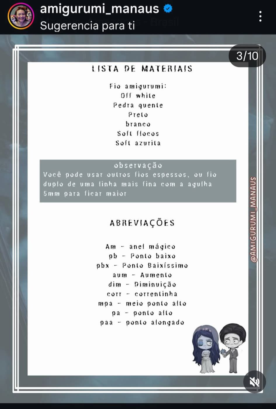 Receita de Amigurumi Grátis: Victor Van Dort