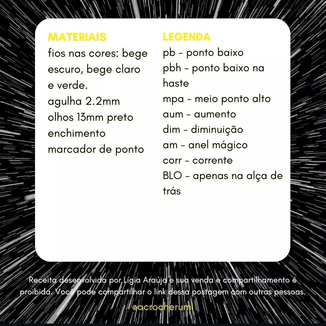 Receita Grátis de Amigurumi Baby Yoda para Fãs de Crochê