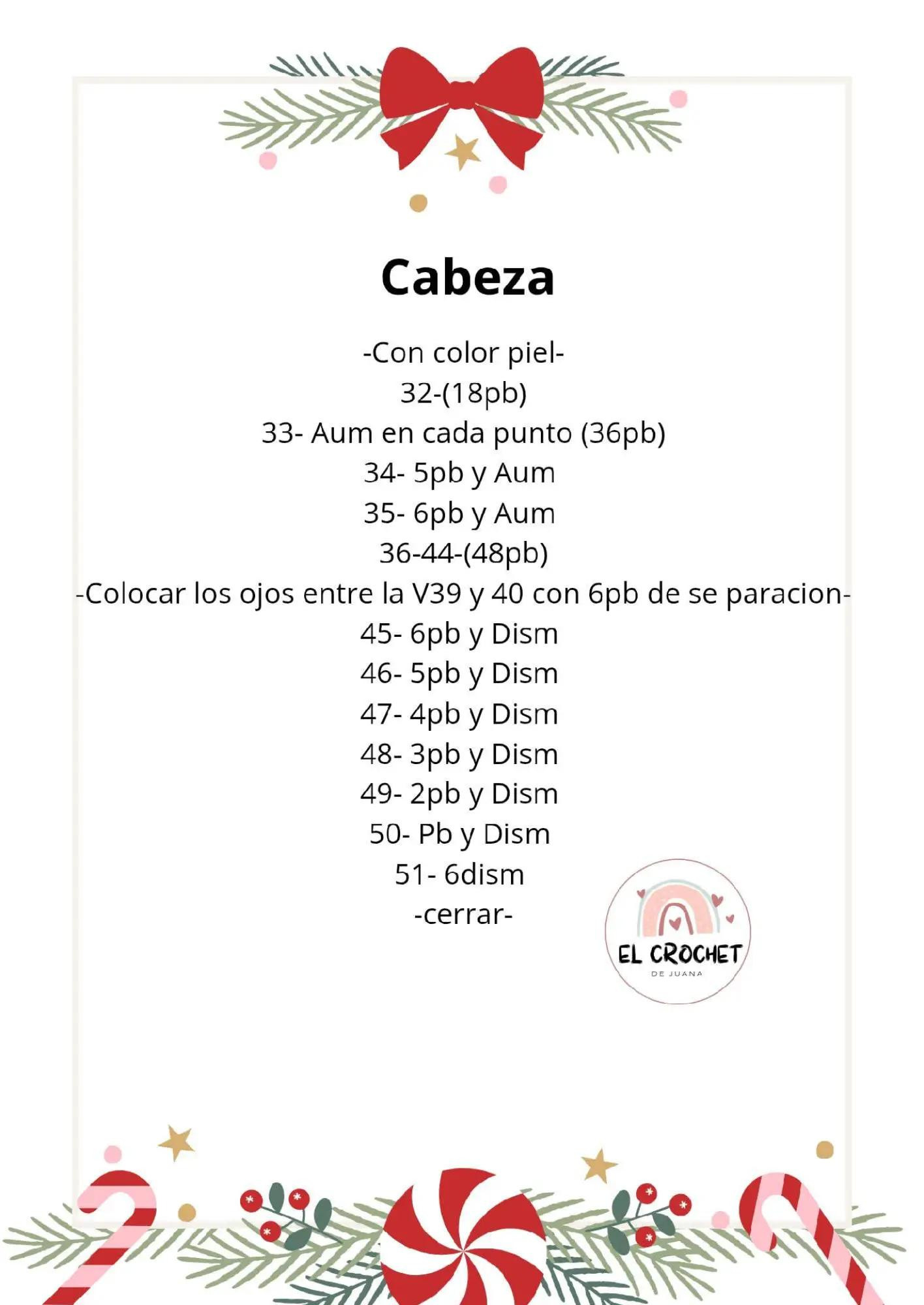 santa Claus amigurumi crochet paso a paso