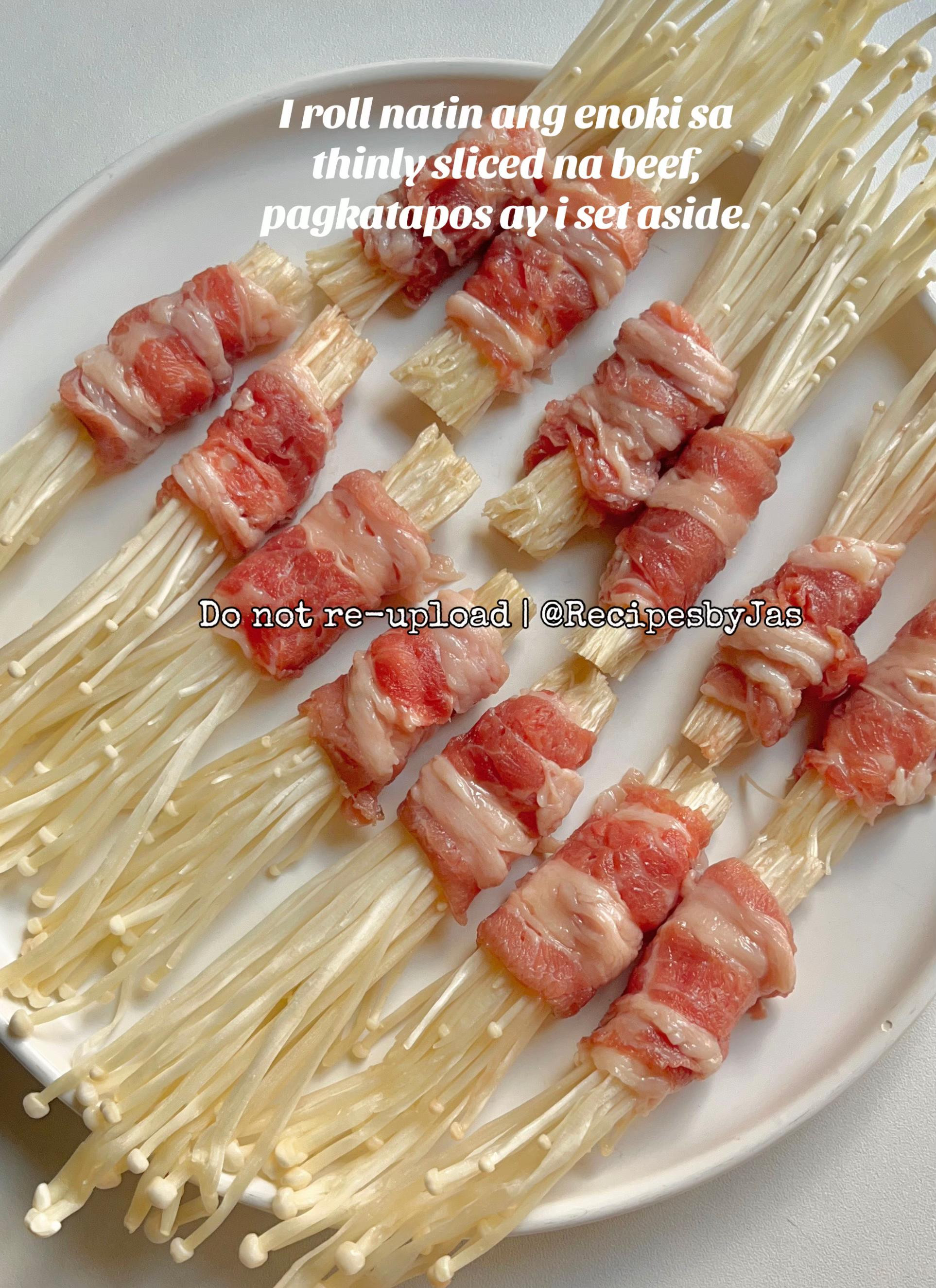 Savory Beef Enoki Mushroom Rolls Delight