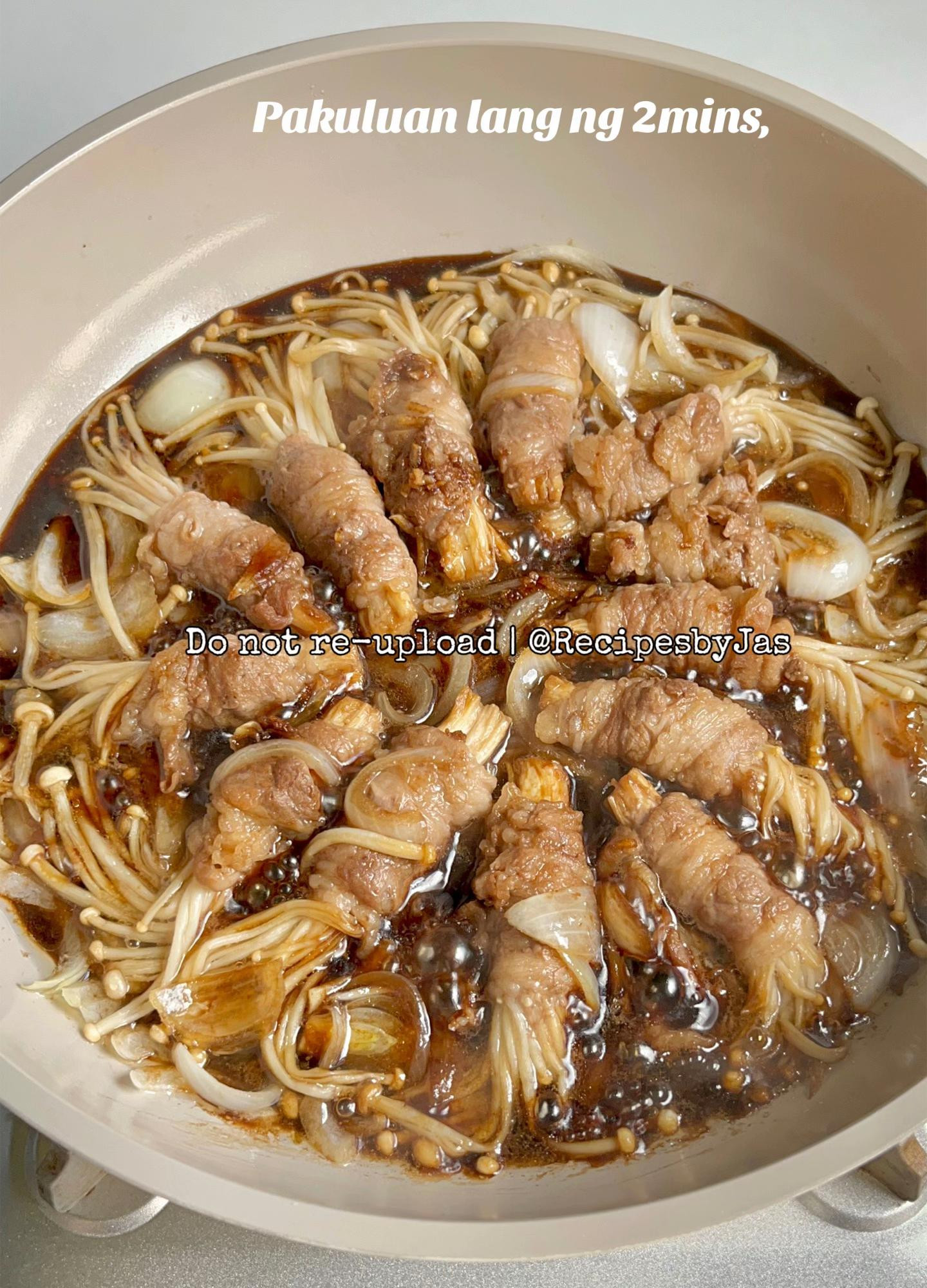 Savory Beef Enoki Mushroom Rolls Delight