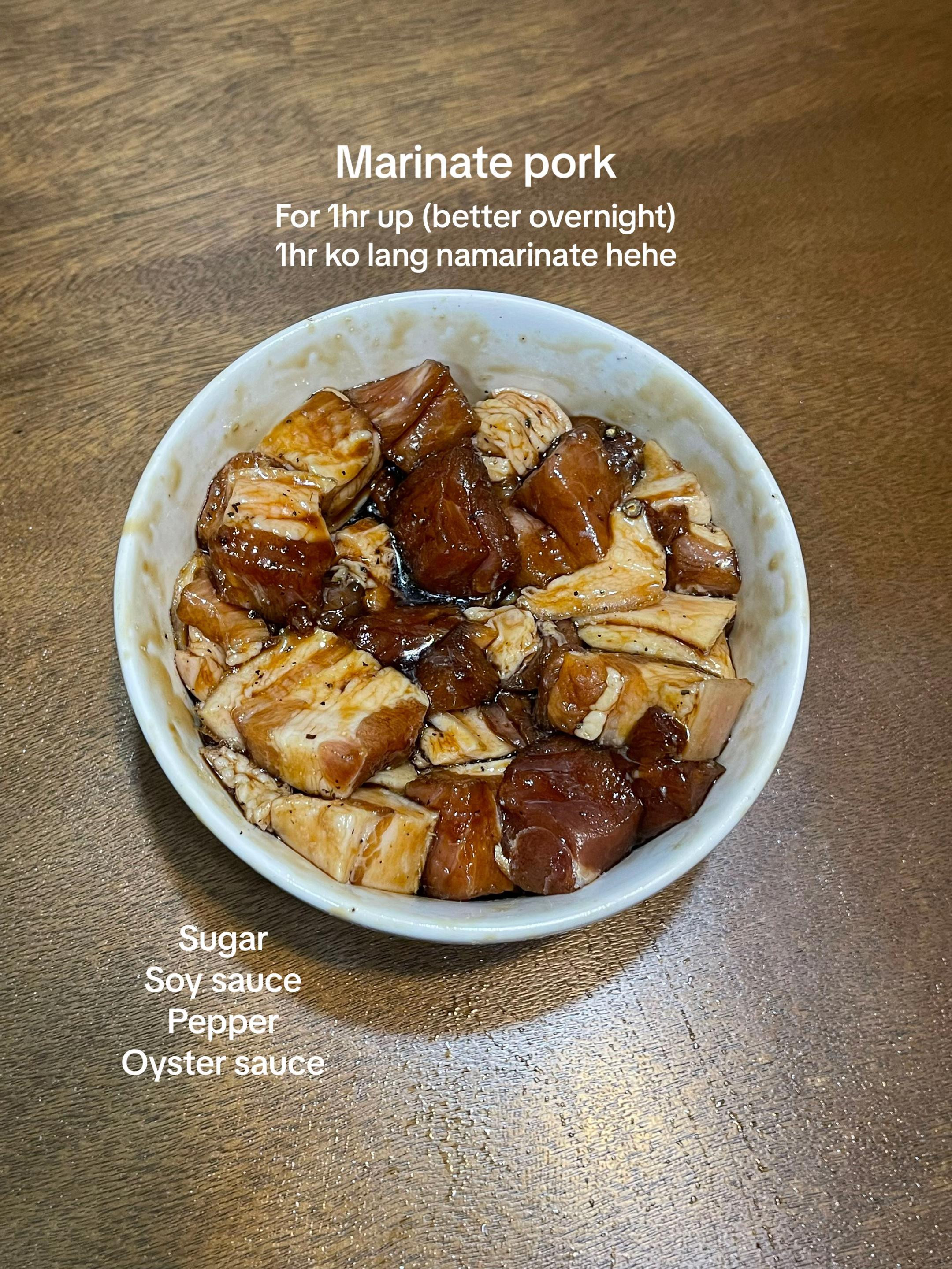 Savory Pork Salpicao with Garlic Mushroom Delight