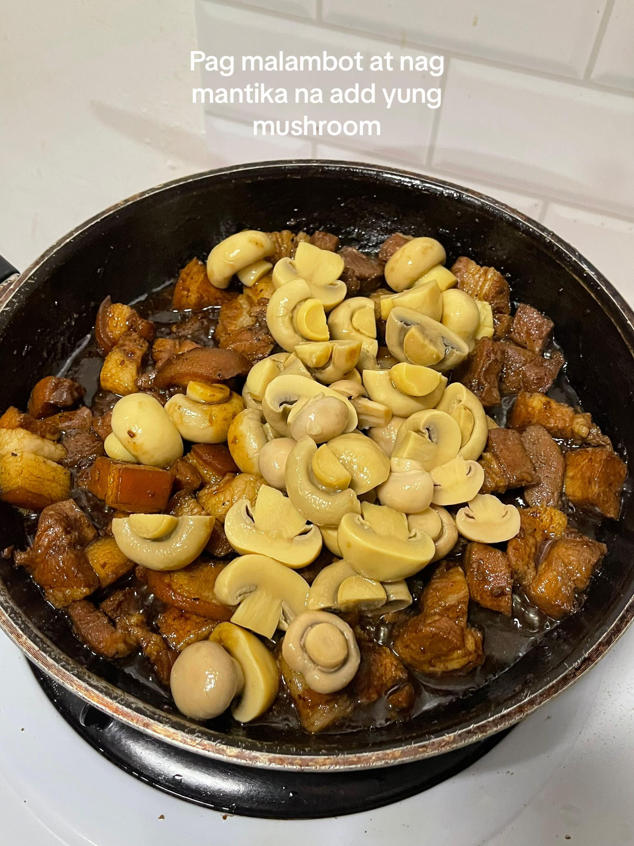 Savory Pork Salpicao with Garlic Mushroom Delight