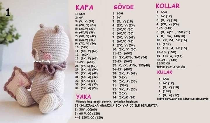 Sevimli Amigurumi Ayıcık Örgü Modeli Nasıl Yapılır