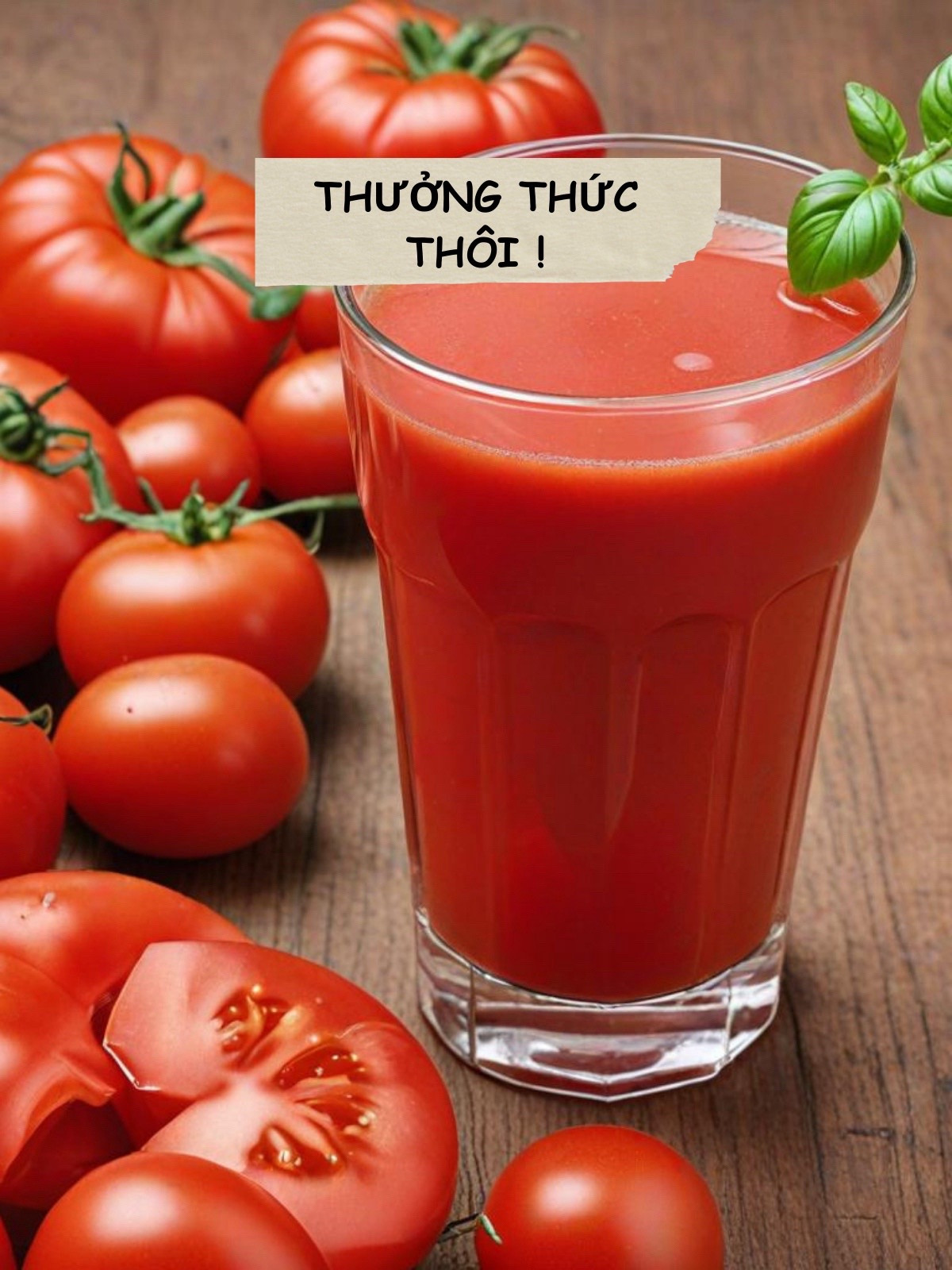 Sinh Tố Cà Chua Tươi Mát Tăng Cường Sức Khỏe