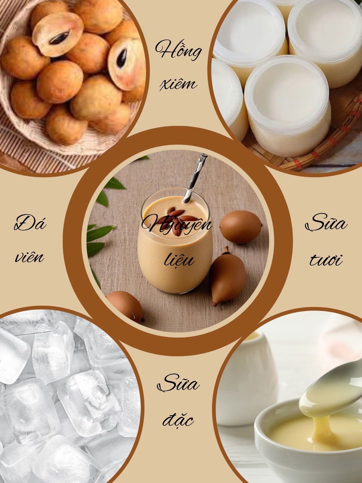 Sinh Tố Hồng Xiêm Bổ Dưỡng Giải Khát