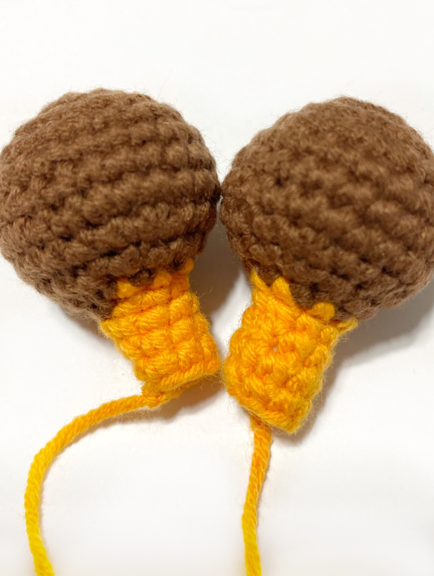 Схема в'язаного обруча з вушками жирафа