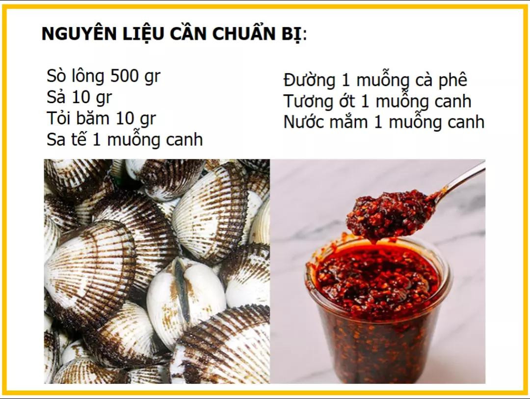 Sò Lông Nướng Sa Tế Cay Nồng, Thơm Lừng Đậm Đà