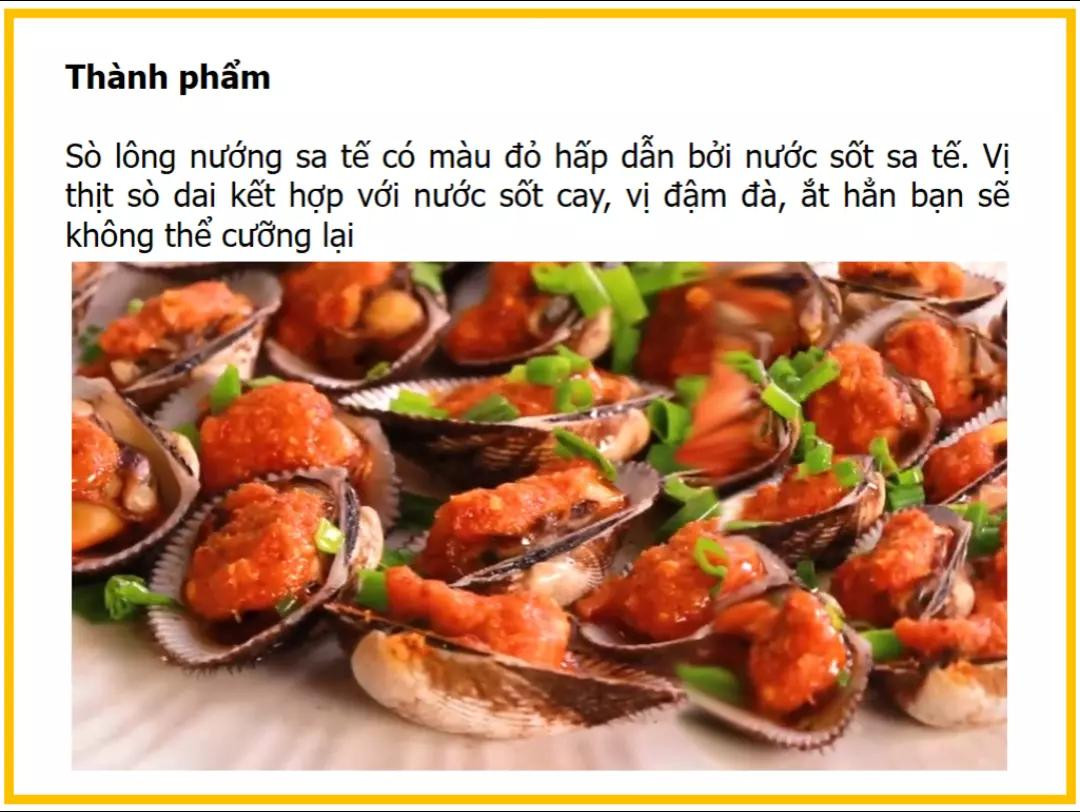 Sò Lông Nướng Sa Tế Cay Nồng, Thơm Lừng Đậm Đà