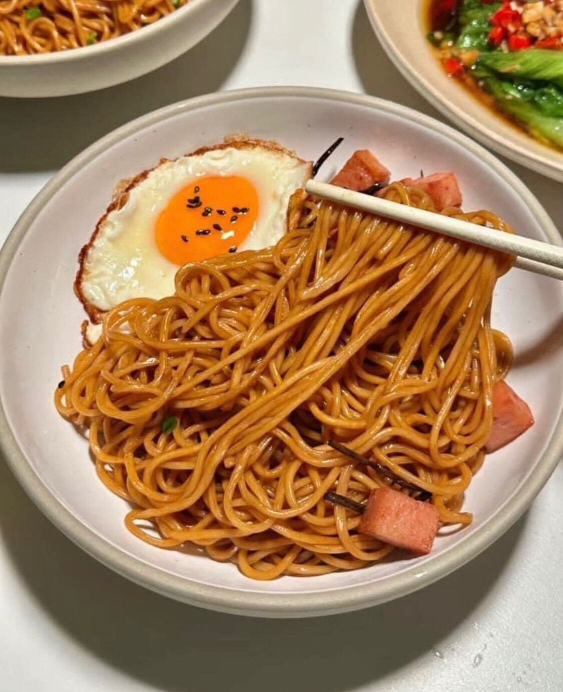 Spageti Wetem Spam Mo Aelan Sos