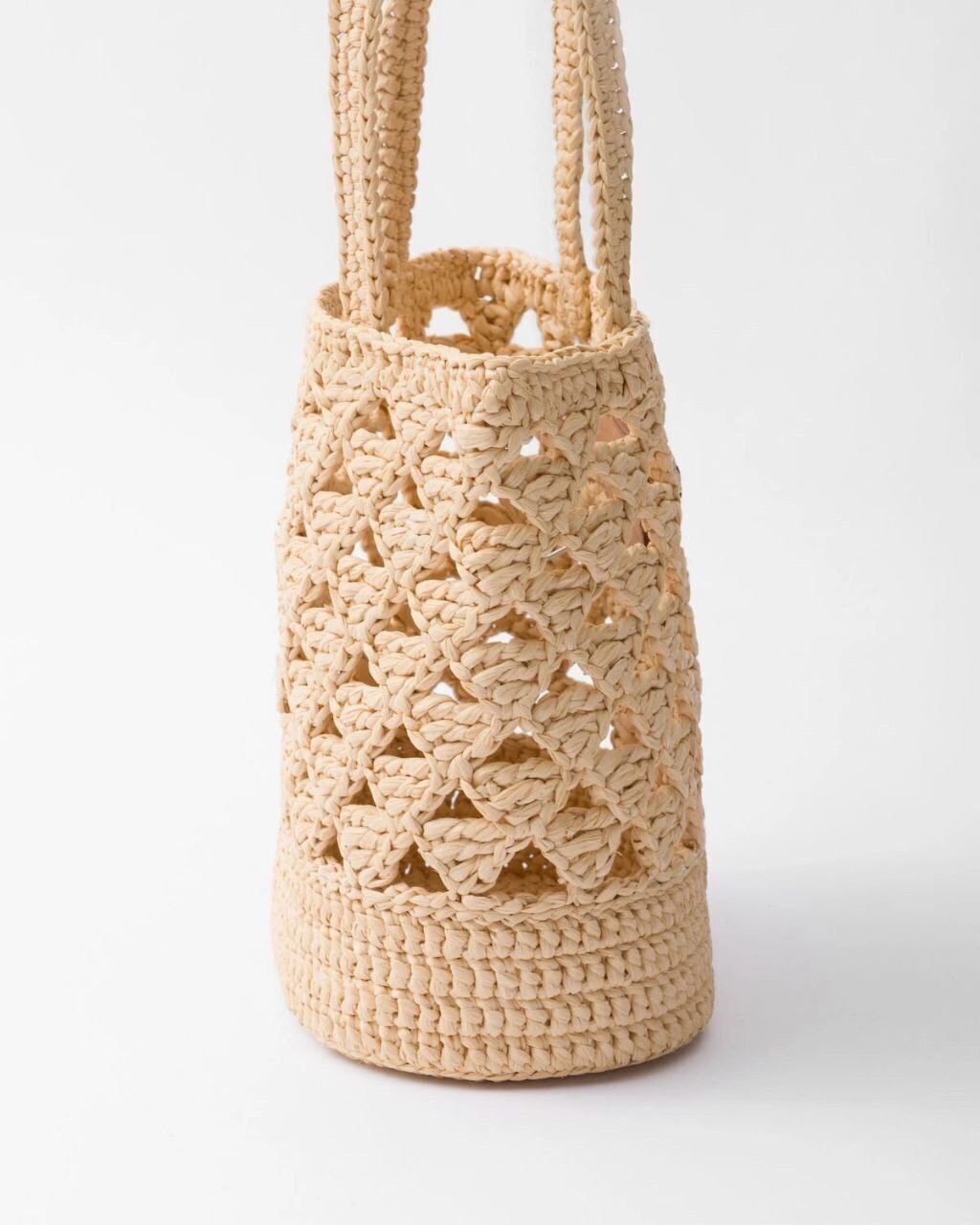 Stylish Crochet Tote Bag with Unique Openwork Design