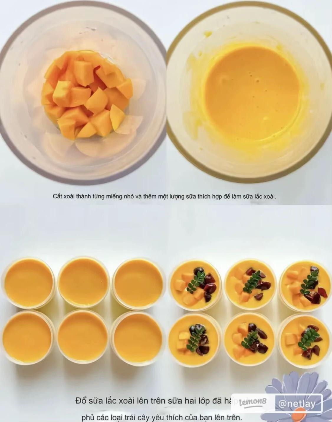 Sữa Chua Trái Cây Tươi Thơm Ngon Mát Lạnh