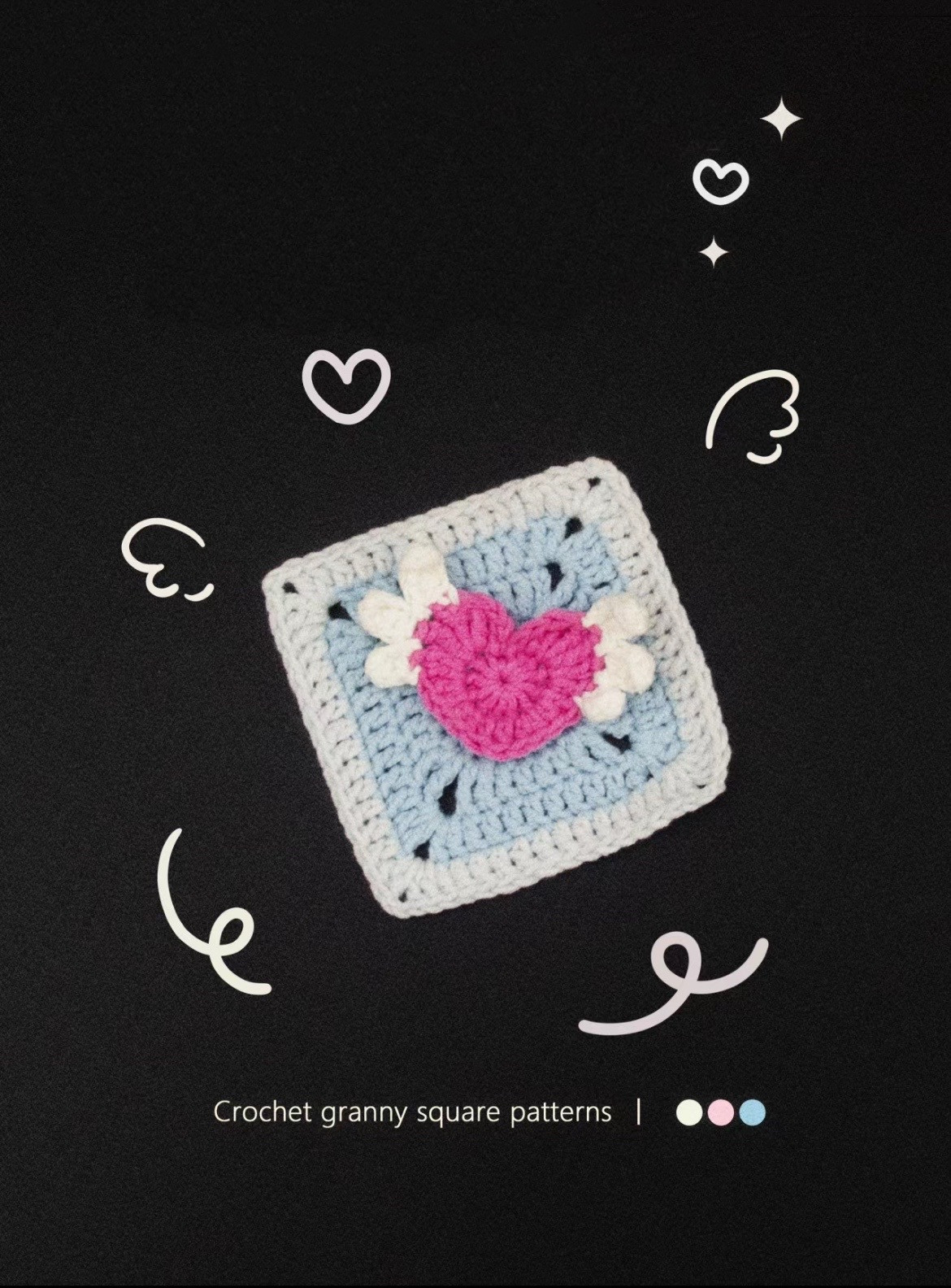 Sunny Crochet Granny Square Pattern for Bright Days