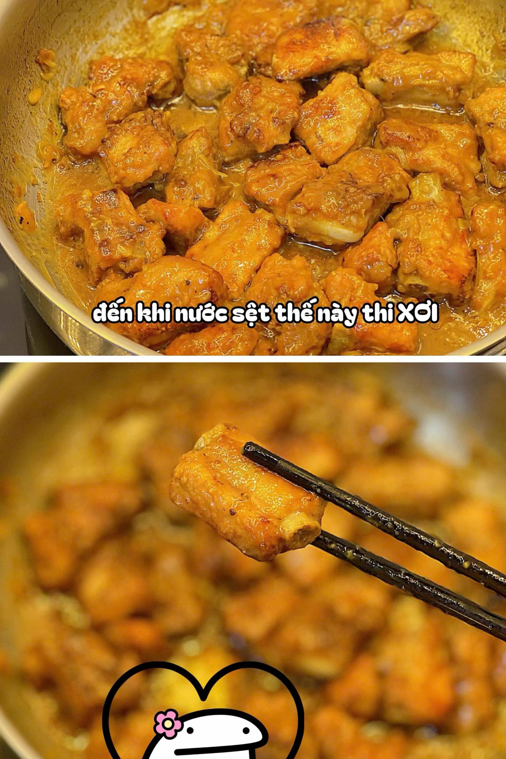 Sườn Non Rim Nước Dứa Thơm Ngon