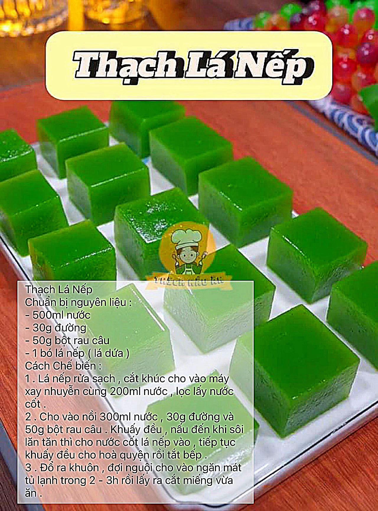 Thạch Rau Câu Mát Lạnh Từ Rau Củ Quả Sắc Màu