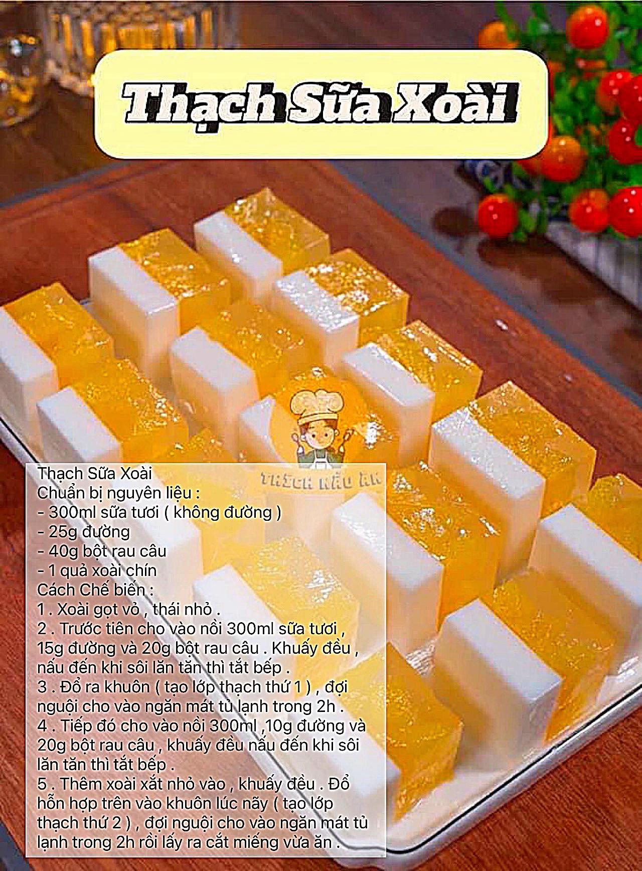 Thạch Rau Câu Mát Lạnh Từ Rau Củ Quả Sắc Màu