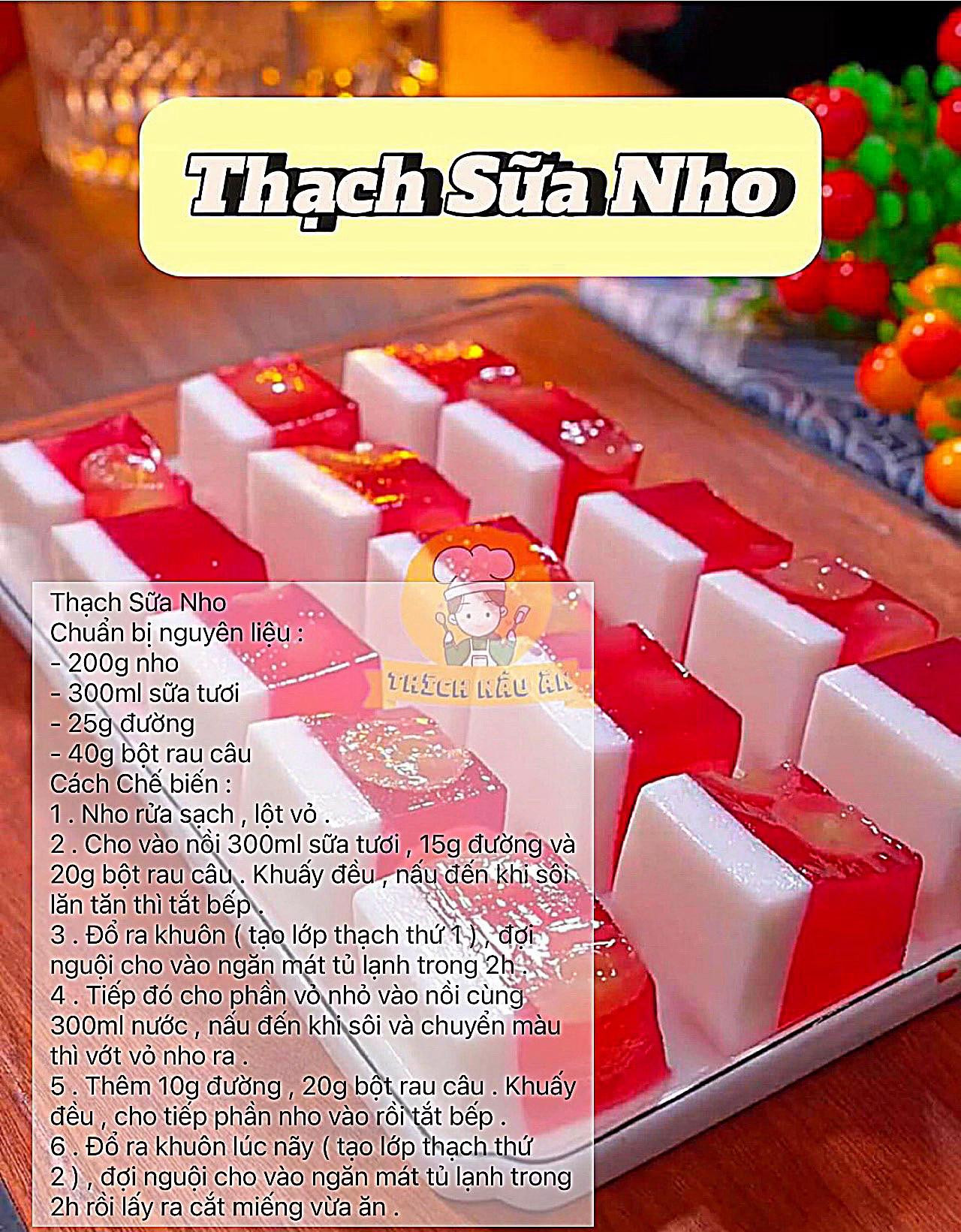 Thạch Rau Câu Mát Lạnh Từ Rau Củ Quả Sắc Màu