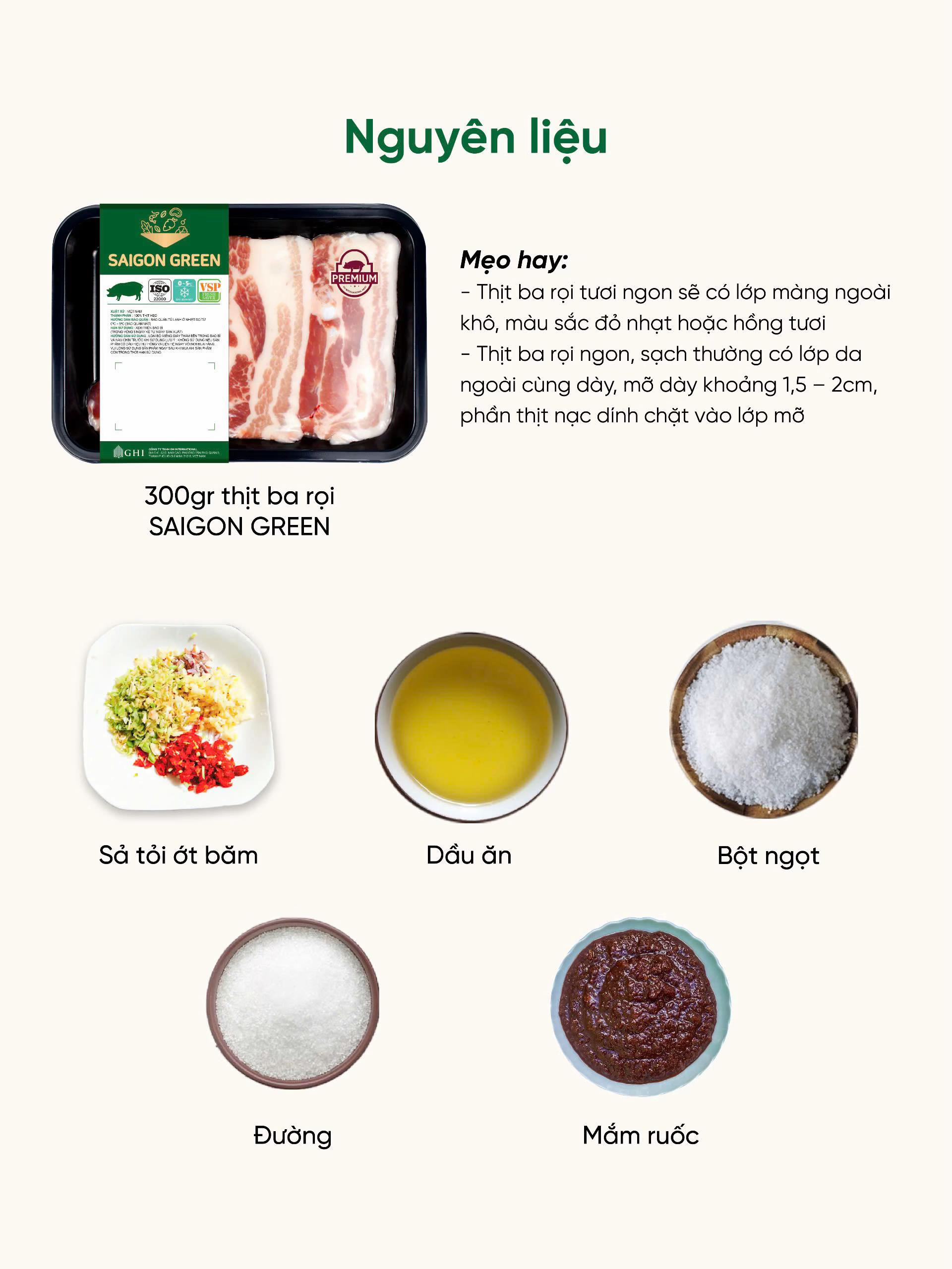 Thịt ba chỉ xào mắm ruốc đậm đà, cay nồng hấp dẫn