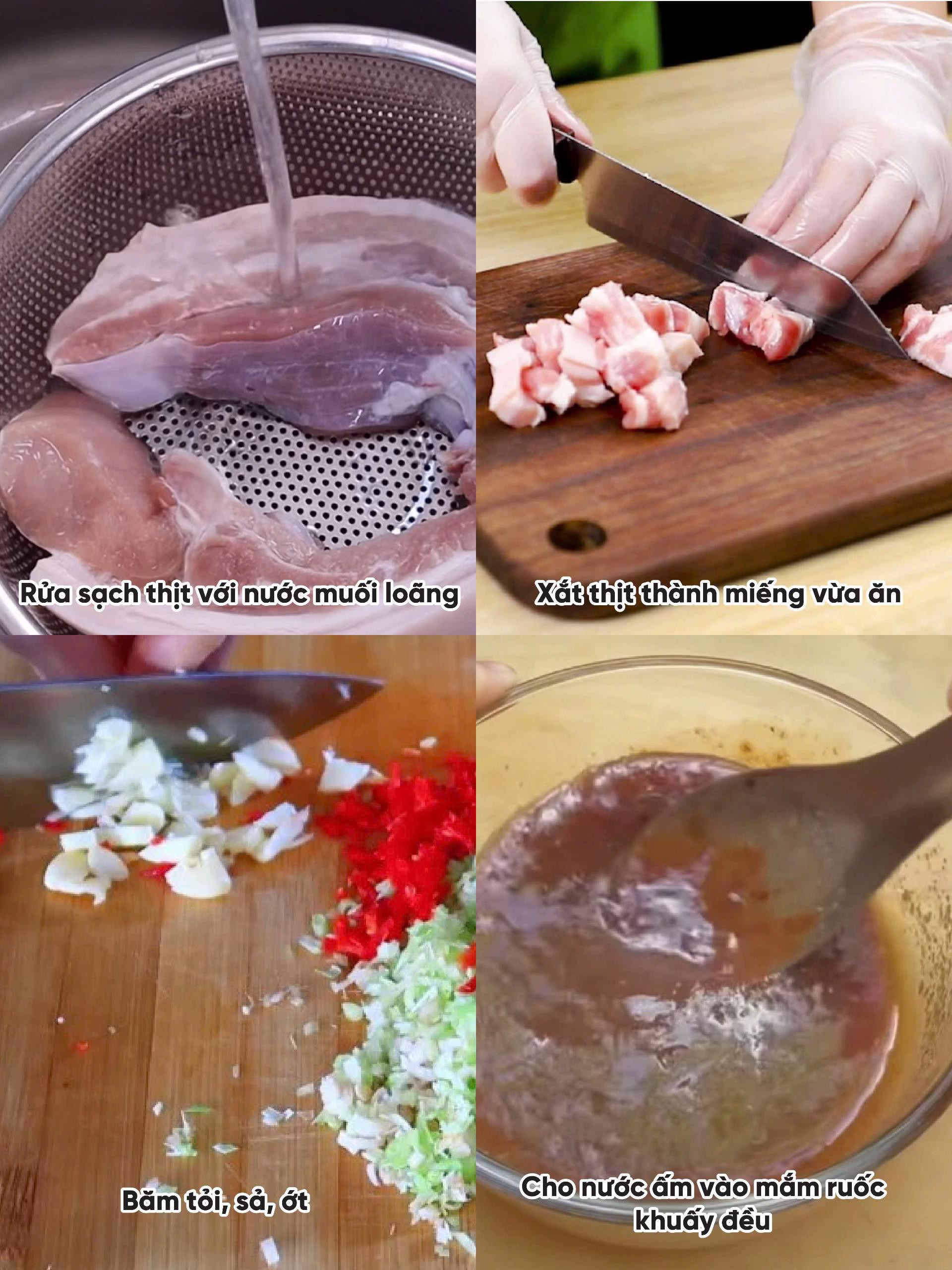 Thịt ba chỉ xào mắm ruốc đậm đà, cay nồng hấp dẫn