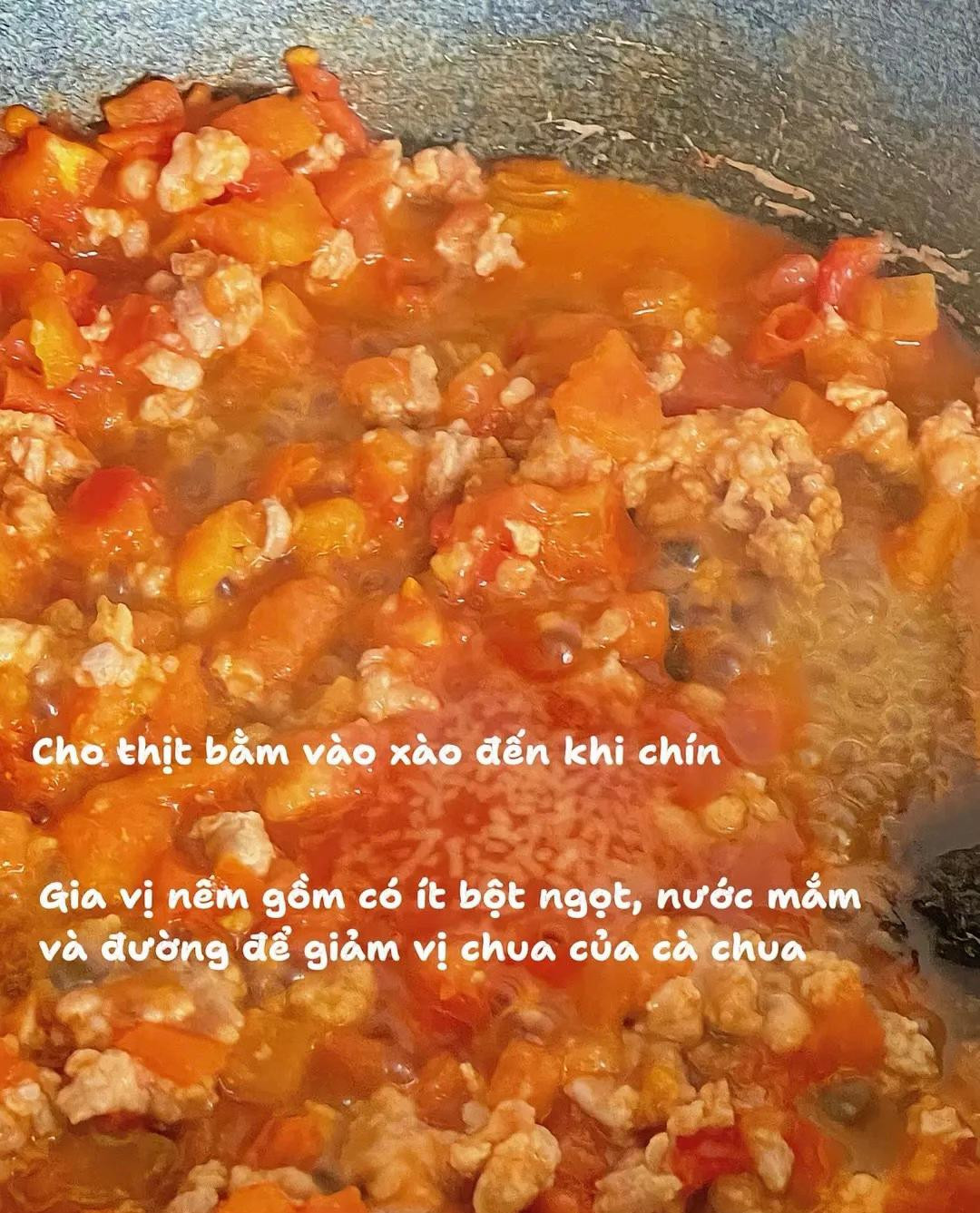 Thịt Băm Sốt Cà Chua Ngon Mềm, Đậm Đà Hương Vị