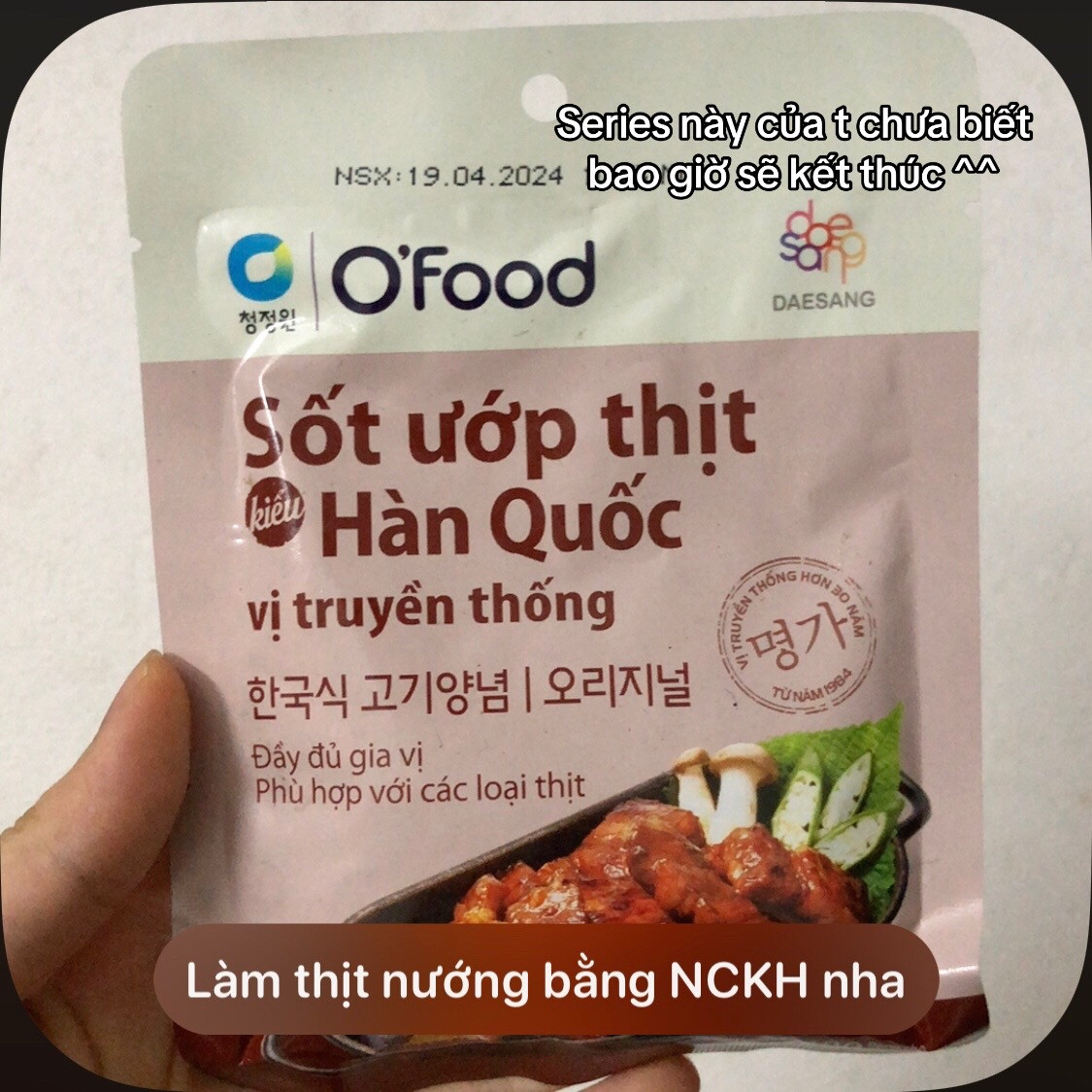 Thịt Nướng Sốt Hàn Quốc Thơm Ngon