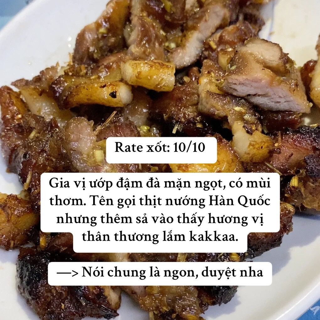 Thịt Nướng Sốt Hàn Quốc Thơm Ngon