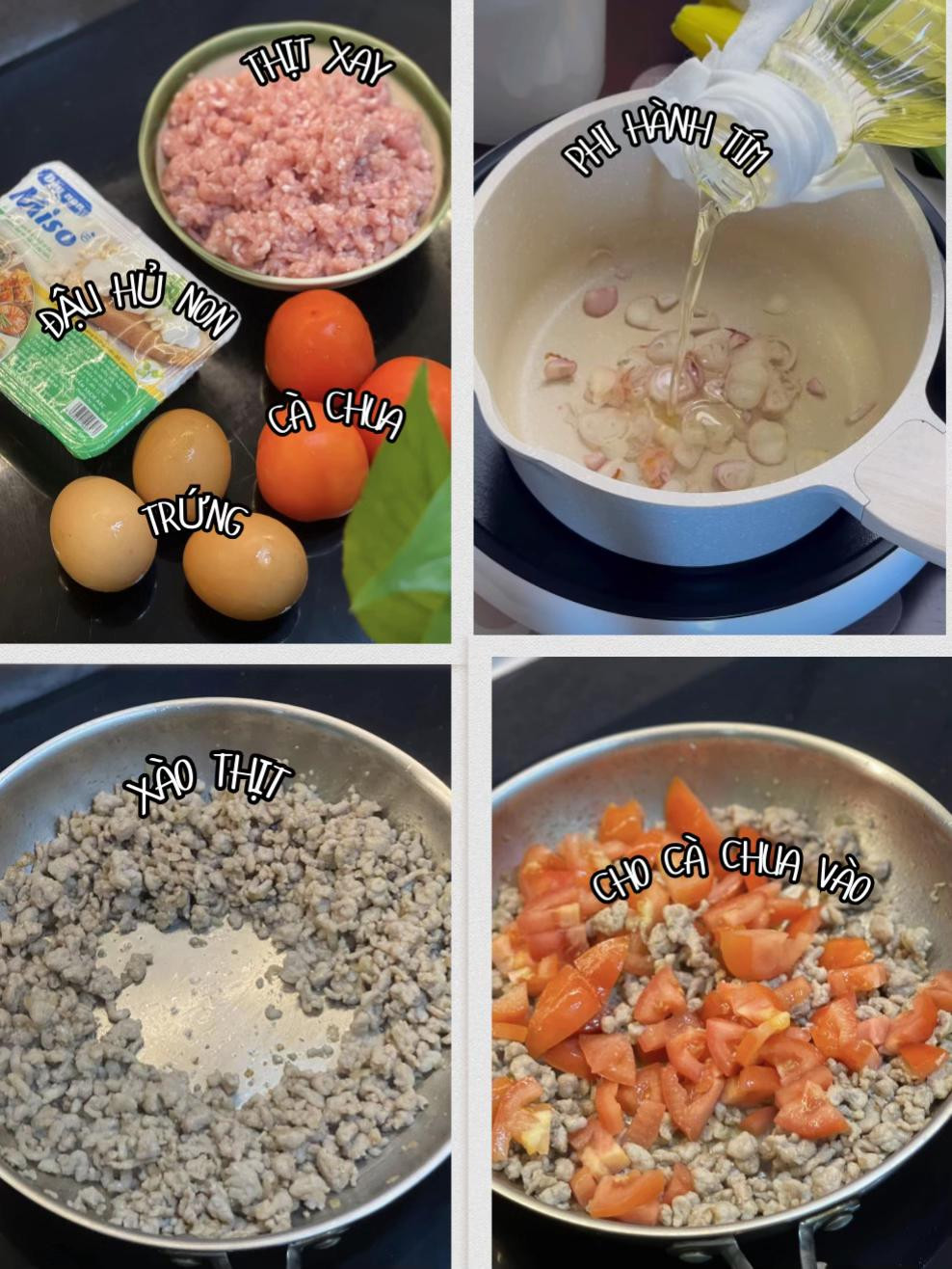 Thịt Sốt Đậu Hủ Non Ngon Tuyệt Dễ Làm