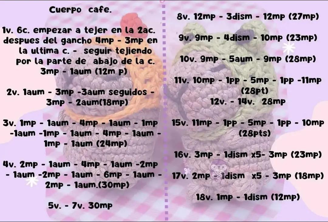 Tiernos capibaras de crochet con gorritos coloridos