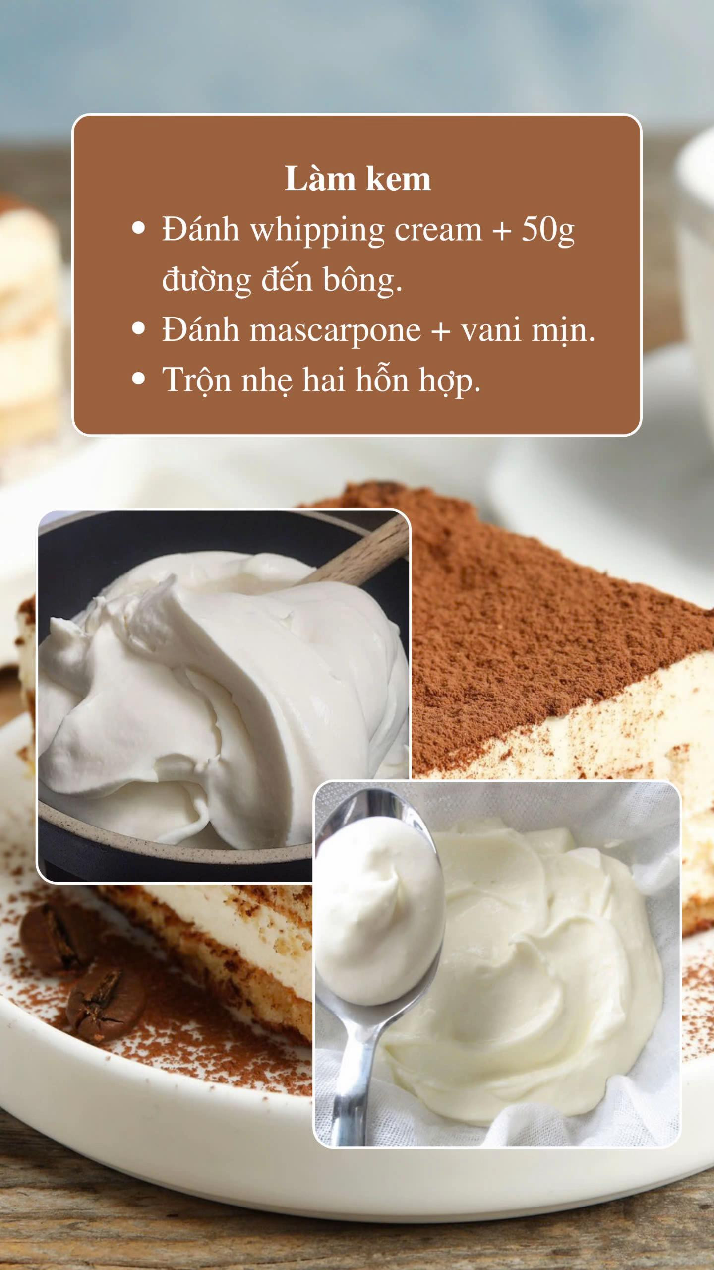 Tiramisu Không Dầu: Vị Ngon Mịn Như Tiệm Ngay Tại Nhà